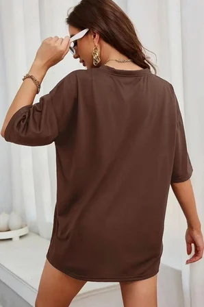 Unisex Butterfly Baskılı T-shirt