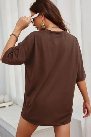 Unisex Butterfly Baskılı T-shirt