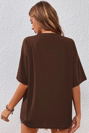 Unisex Kalp Baskılı T-shirt