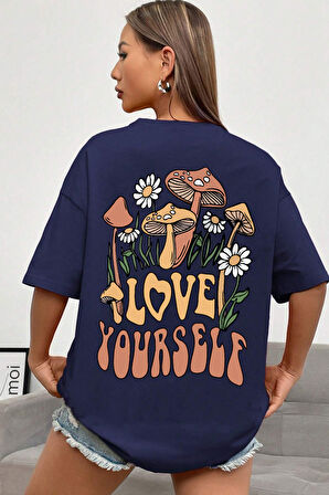 Uyguntarz Unisex Love Yourself Baskılı T-shirt