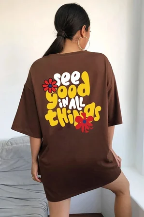 Unisex Good Things Tasarım Tshirt