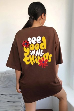Unisex Good Things Tasarım Tshirt