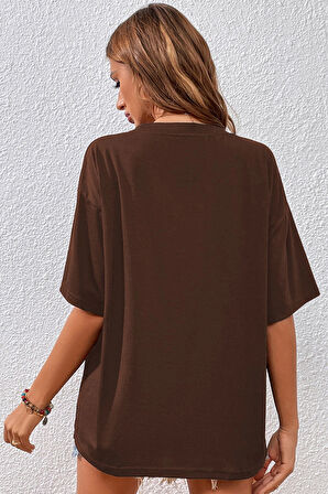 Uyguntarz Unisex Shimmer Baskılı T-shirt