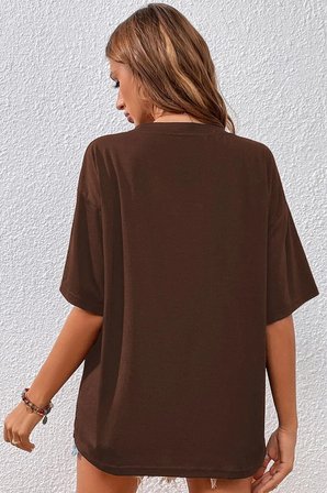 Unisex Shimmer Baskılı T-shirt