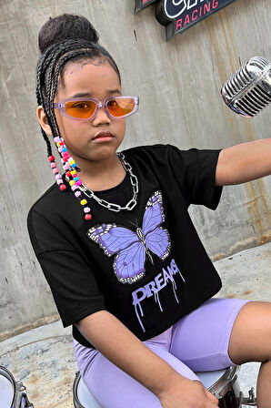 Uyguntarz Çocuk Dream Butterfly Pamuklu Tshirt