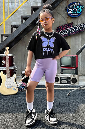 Uyguntarz Çocuk Dream Butterfly Pamuklu Tshirt