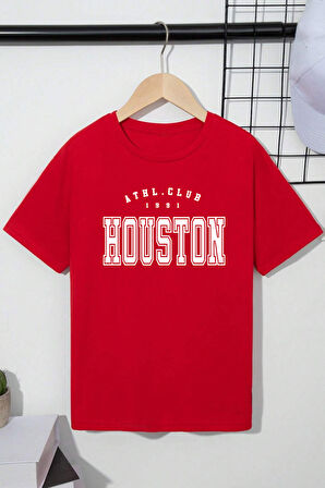 Çocuk Houston Pamuklu Tshirt