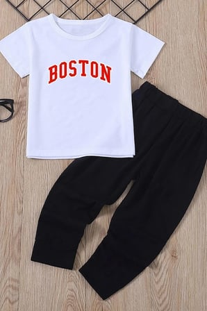 Çocuk Boston Alt - Üst Eşofman Takımı