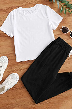 Uyguntarz Çocuk Pamuklu Alt - Üst Eşofman Takımı