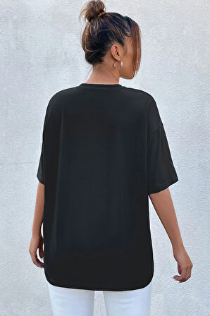 Uyguntarz Unisex Shimmer Baskılı T-shirt