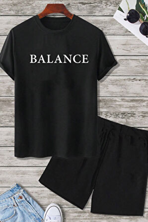 Uyguntarz Balance Baskı Şort Takım