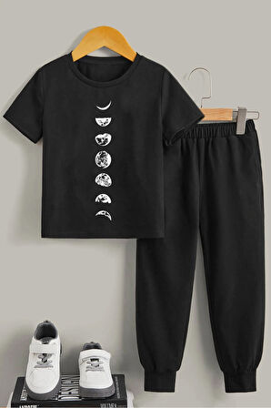 Uyguntarz Çocuk Uzay Temalı Alt - Üst Eşofman Takımı