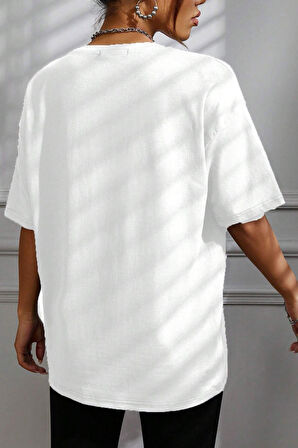 Uyguntarz Unisex Tasmania Baskılı T-shirt