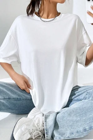 Unisex Sırt Kral Kelebek Baskılı T-shirt