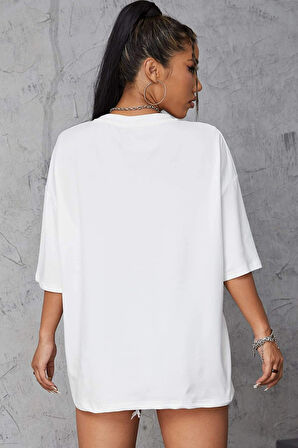 Uyguntarz Unisex Kalp Baskılı T-shirt