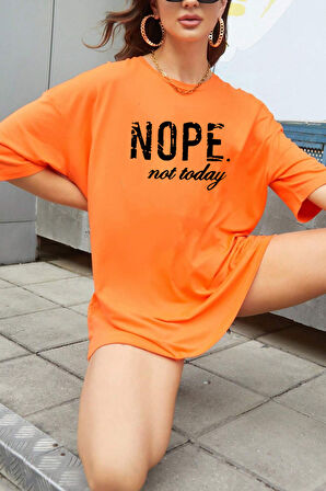 Uyguntarz Unisex Not Today Baskılı T-shirt