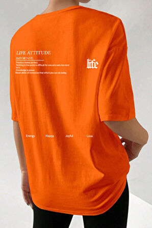 Uyguntarz Unisex Life Baskılı T-shirt