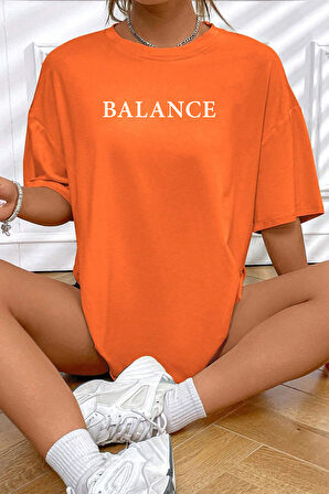 Uyguntarz Unisex Balance Baskılı T-shirt