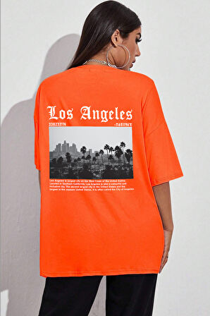 Uyguntarz Unisex Los Angles Tasarım Tshirt