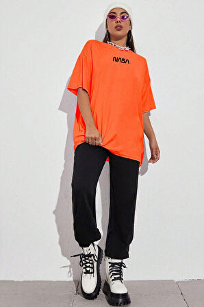 Uyguntarz Unisex Nasa Baskılı 2'li Eşofman Takımı