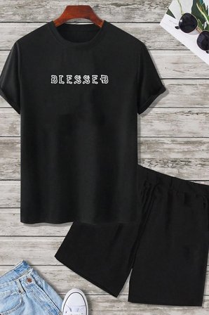 BLESSEB Baskı Şort Takım