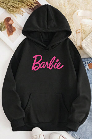 Uyguntarz Unisex Oversize BARBIE Baskılı Sweatshirt