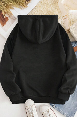 Uyguntarz Unisex Oversize BARBIE Baskılı Sweatshirt