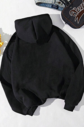 Uyguntarz Unisex Oversize Çılgın Aile Baskılı Sweatshirt