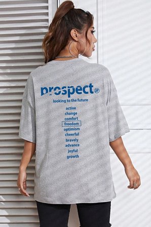 Unisex Prospect Baskılı Tasarım Tshirt
