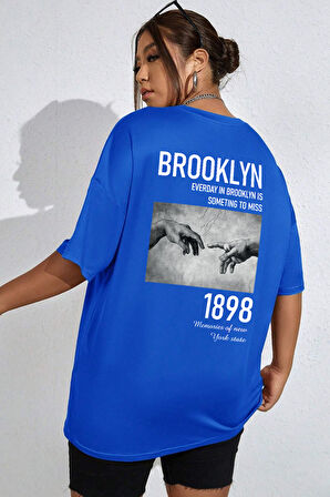 Uyguntarz Unisex 1898 Brooklyn Baskılı T-shirt