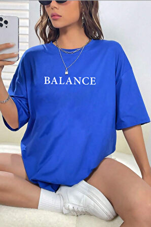 Uyguntarz Unisex Balance Baskılı T-shirt