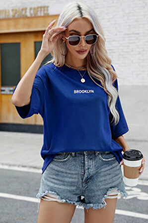 Uyguntarz Unisex Brooklyn Baskılı T-shirt