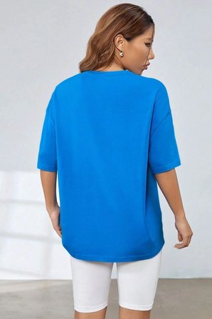 Unisex Houston Baskılı T-shirt