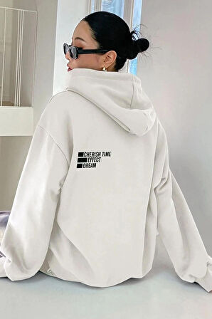 Uyguntarz Unisex Cherish Time Baskılı Sweatshirt