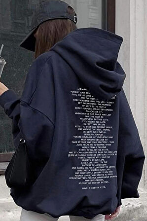 Uyguntarz Unisex Have a Better Life Baskılı Sweatshirt