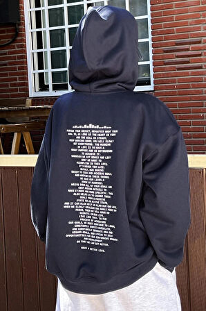 Uyguntarz Unisex Have a Better Life Baskılı Sweatshirt