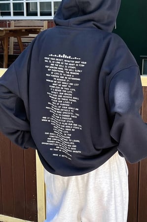 Unisex Have a Better Life Baskılı Sweatshirt
