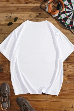Unisex Nasa Baskılı T-shirt
