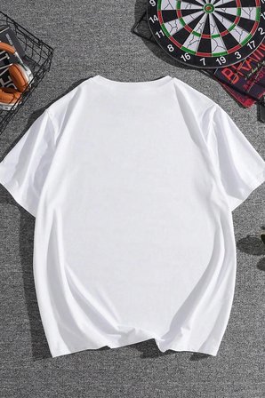 Unisex Space Baskılı T-shirt