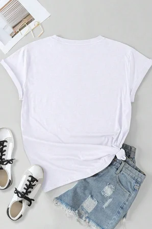 Unisex Su Avatar Baskılı T-shirt