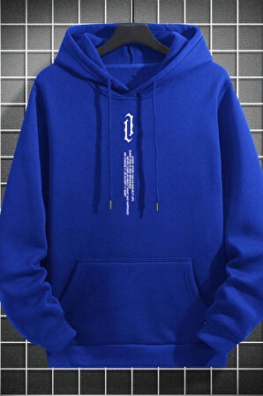 Uyguntarz Erkek Aleman Rapero Baskılı Oversize Sweatshirt