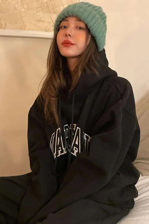 Unisex MARYLAND Baskılı Oversize Sweatshirt