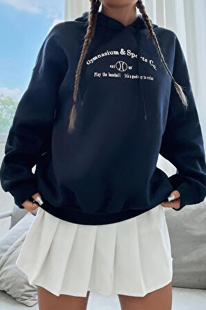 Uyguntarz Unisex Gymnasium Baskılı Oversize Sweatshirt