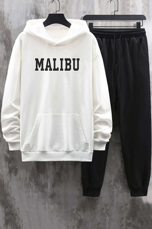 Unisex Malibu Baskılı Eşofman Takımı