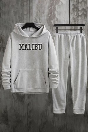 Unisex Malibu Baskılı Eşofman Takımı