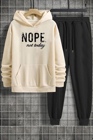 Unisex Nope Baskılı Eşofman Takımı