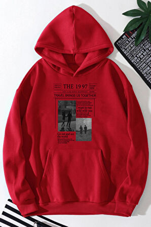 Uyguntarz Unisex The 1997 Travel Baskılı Sweatshirt