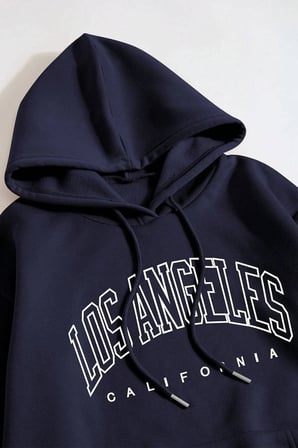 Unisex Los Angles Baskılı Sweatshirt