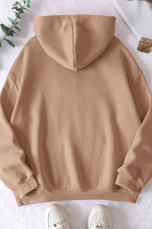 Uyguntarz Unisex Panda Baskılı Oversize Sweatshirt