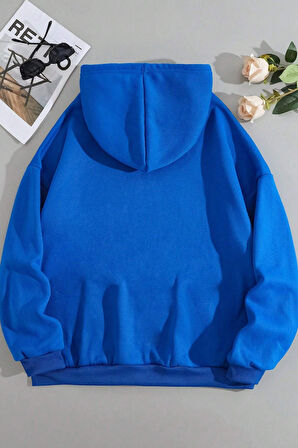 Uyguntarz Unisex Minimal line drawing Baskılı Sweatshirt